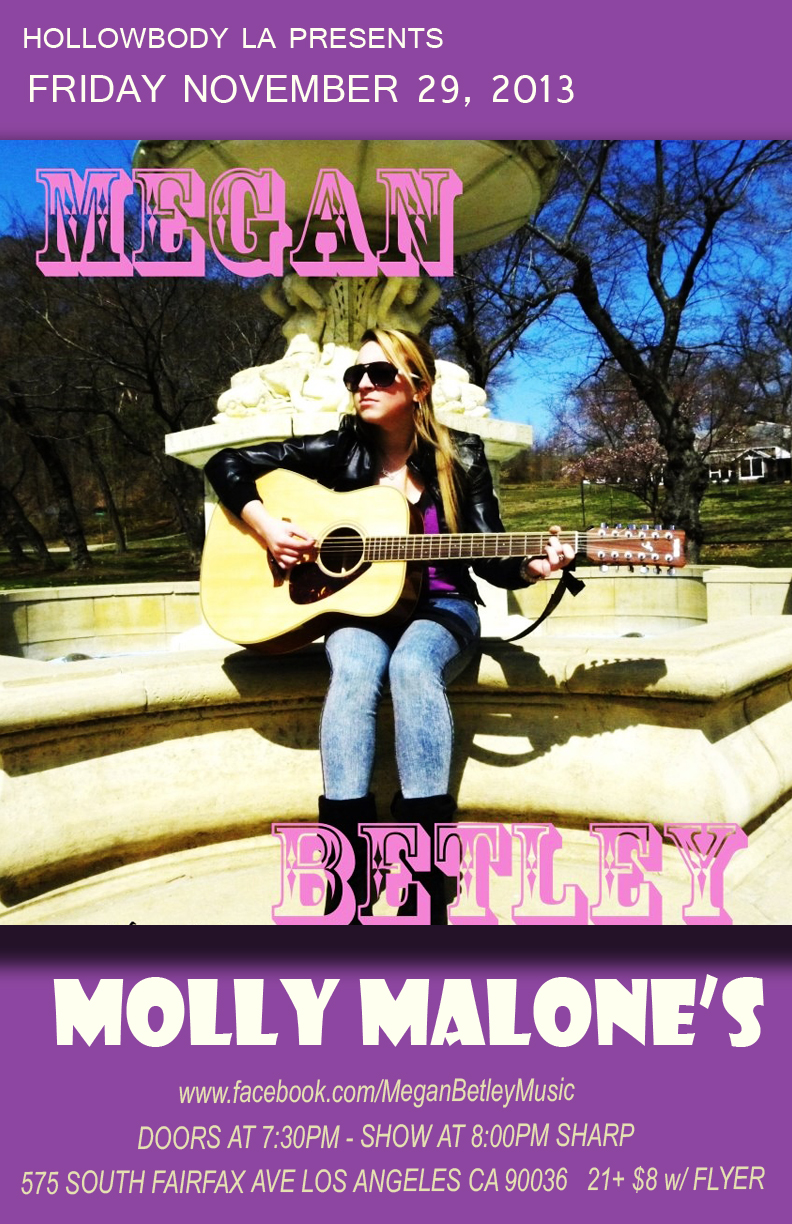 Megan Betley Molly Malones November 2013