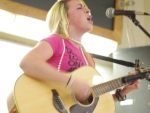 Megan Betley performing at West Chester University